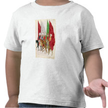 Männer mit den Standards, die dem Seigneur zu folg Shirts