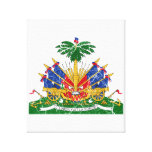 Manteau du Haïti des bras Toile Tendue Sur Châssis