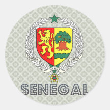 Manteau du Sénégal des bras Adhésifs Ronds