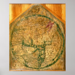 Mappa Mundi, c.1290 Posters