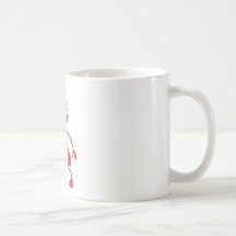 Marche heureuse et amicale de fourmi tasse à café