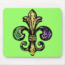 Mardi Fleur de Gras Tapis De Souris