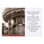 Mariage de carrousel de Paris Invitations