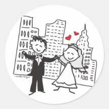 Mariage de NY Adhésifs