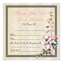 Mariage japonais vide ou douche de jardin de thé - invitation personnalisable