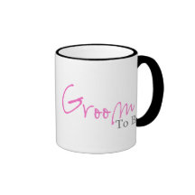 Marié à être (manuscrit rose) mug