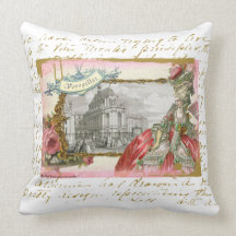 Marie Antoinette am Versailles-Wurfs-Kissen