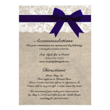 Marine faite sur commande et logement de dentelle/ cartons d'invitation