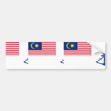 Marinefahne Malaysia, Malaysia Auto Sticker