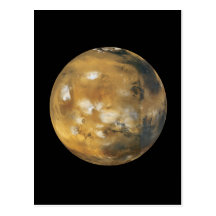Mars !  Une belle image de l'espace.  LA NASA Carte Postale