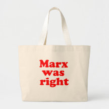 Marx war rechtes #2 leinentasche
