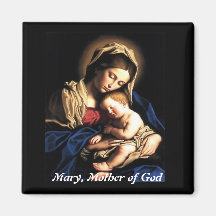 Mary, mère de Dieu Magnets Pour Réfrigérateur