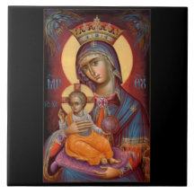 Mary - THEOTOKOS Carreaux