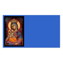 Mary - Theotokos Visitenkartenvorlagen