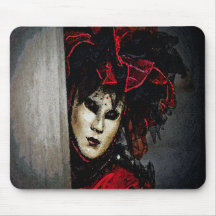 Masque de carnaval tapis de souris
