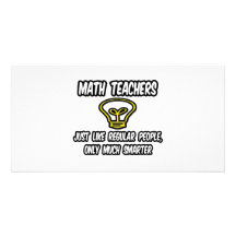 Mathe-Lehrer… wie die regelmäßigen Leute, nur inte Photokartenvorlagen
