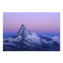 Matterhorn an der Dämmerung, Zermatt, Schweizer Al Kunst Fotos