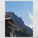 Matterhorn, Zermatt, die Schweiz Flyerdruck