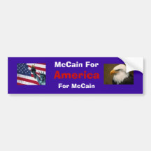 McCain Autoaufkleber