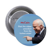McCain, McCain., élisent le presidentfrom le plus  Badges Avec Agrafe