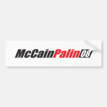 McCain Palin 08 Auto Aufkleber