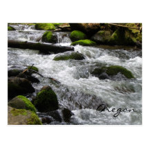 McDowell Nebenfluss, Oregon Postkarte