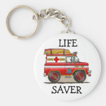 Medical Rescue Van Keychain Porte-clefs