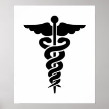Medizinisches Symbol Posterdrucke