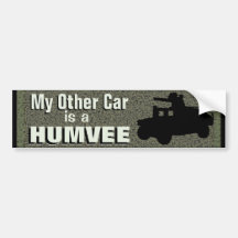 "Mein anderes Auto ist ein Humvee " Auto Aufkleber