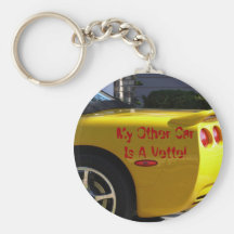 Mein anderes Auto ist ein Vette! Schlüsselbänder
