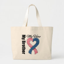 Mein Bruder mein Held patriotisches USA-Band Tasche