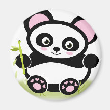 Mein glücklicher Panda Magnete