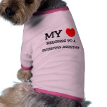 Mein Herz gehört einem ARZT-ASSISTENTEN Hund Tshirts