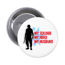 Mein Soldat, mein Held, mein Ehemann Buttons