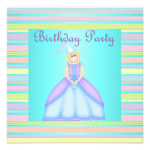 MEINE KLEINE PRINZESSIN BIRTHDAY PARTY INVITATION2 INDIVIDUELLE ANKÜNDIGUNGEN