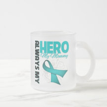 Meine Mama immer mein Held - Eierstockkrebs Teetasse