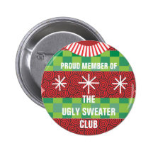 Membre du bouton laid de club de chandail badges