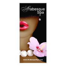 Menu de bon de spa de beauté cartes publicitaires