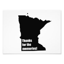 Merci pour les souvenirs Minnesota Photos Sur Toile