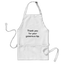 Merci pour votre bout généreux tablier