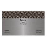 Metallischer Blick gebürstete AluminiumVisitenkart