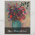 Meurent Türkisvase par Redon Odilon (la meilleure  Prospectus Personnalisés