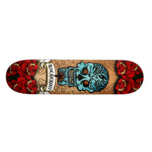 Mexican Skull Deck - By Rockero77 Skateboard Bretter