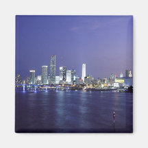 Miami an der Dämmerung Magnete