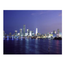 Miami au crépuscule cartes postales