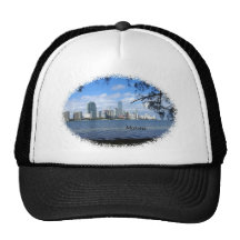 Miami-Skyline Retrokultcap