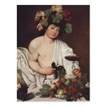 Michelangelo Merisi DA Caravaggio Bacchus 1593-159 Postkarten