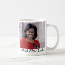 Michelle Obama, schwarzer First Lady Tee Haferl