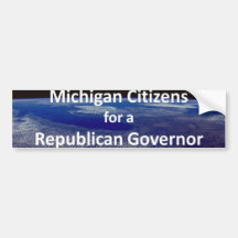 Michigan-Bürger für einen republikanischen Gouvern Auto Aufkleber