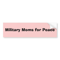Militärmammen für Frieden Auto Sticker